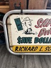 Vintage Farmers Insurance Sign Advertising 50   s 60   s Rare Wisconsin 42   x21    Big 