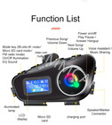 2pcs Motorcycle Intercom Helmet Bluetooth Headset Interphone With Flashlight