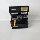 Vtg Polaroid Supercolor 635cl Instant Film Camera Rainbow Stripe Tested