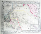 Original 1867 Oceania Polynesia Malaysia Australia Map Hand Colored 15  X 12 5 