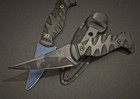 Marconi Blades Haukr G10 Scales Ambi Sheath Aluminum Trainer Stainless Steel