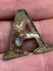 Dug Civil War Stamped Brass Hat Pin Letter A Recovered At New Hope Church Ga