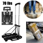 2pcs Durable Foldable Cart Dolly -70lbs Capacity  Easy-moving Hand Truck  trolly