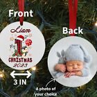 Personalized Baby s First Penguin Christmas Photo Ornament