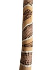 Vintage Aboriginal Natural Wood Didgeridoo Instrument 39 Inches Snake Design