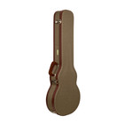 Crossrock Master Series-wooden Les Paul Electric Guitar Case-olive Green Tweed
