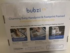 Bubzi Co Baby Handprint   Footprint Keepsake Frame Kit  White  Framed