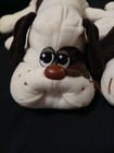 Vintage 1985 Lot Of 2 Tonka Brown   White 18  Plush Stuffed Pound Puppies