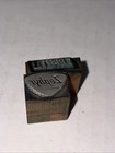 2 Vintage Letterpress Printing Block Zephyr Gas Oil Logo Advertising