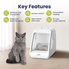 Pawspik Cat Automatic Microchip Rfid Feeder  16-cup