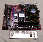 Lot Of Computer Parts - Motherboard  Graphics Cards  Disc Read writer  And More