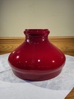 Aladdin 701 Ruby Red White Cased Glass Kerosene Oil Lamp Shade 10  Fitter Read