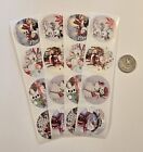 16 Vintage Style Christmas Stickers retro Style Christmas Stickers Labels Seals