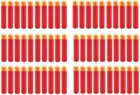 60 Pcs Mega Darts Foam Bullet Refill Pack - Compatible With Nerf N-strike Mega S