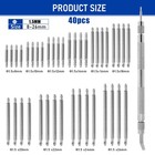 41 Pcs Watch Spring Bar Pins Replacement Set  10 Sizes 8 26mm