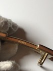 Hermes 30mm Paris Vintage Gold Tone Plated H Belt Buckle Constance