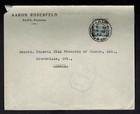 1942 Haifa Palestine Censored Cover To Canada Aaron Rosenfeld