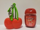 Bath   Body Works 2pc Cherry Pals Pocketbac Sanitizer Holder   Gel Sanitizer