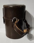 Vintage Nikon Nippon Kogaku Brown Leather Lens Case