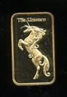 Hayleybug Unicorn Fantasy   Myth Series 1 10th Oz Gold Gil 999 Fine Silver Bar
