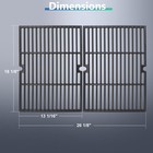 18 Inch Grill Grates Replacement For Charbroil 463268007  Grates  Black 