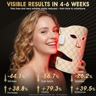 Red Light Therapy Mask For Face   Neck  Cordless Led Skincare Gift