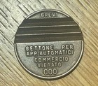 Vintage Italian Coffee Beverage Token Brev Gettone Distributori Automatici Coin