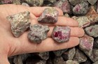 3 Lbs Ruby In Quartz Rough Stones - Natural Crystal Mineral Rock Tumbling