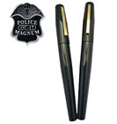 2 Police Magnum Black Pen Pepper Spray Self Defense Personal Protection Security
