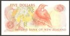 New Zealand 5 Dollars Queen Elizabeth Ii Hardie Sign  P-171a Nd  1981-85  Unc