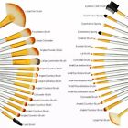 32 Pcs Professional Makeup Brushes Contour Foundation Pencil Brushes - Golden 