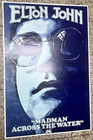 1971 Original Elton John     Madman Across The Water     Poster Vintage Ex Cond