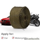 16 5 Ft   2  Exhaust Header Turbo Manifold Pipe Lava Heat Shield Wrap Tape