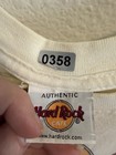 Hard Rock Caf   San Francisco Short Sleeve T-shirt Cream white Size 20 In