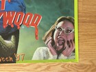 Vintage -  1997 Planet Hollywood Haunted Hollywood Poster 27x19 Halloween  97 