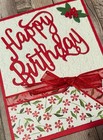 Greeting Card Kit X4  env   Stampin Up Happy Birthday Ornate Floral Ef