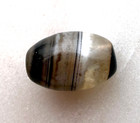 Rare Indo-tibetan Banded Agate Collector Bead  Ag  072 About 1 5 Cm