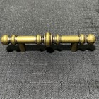 New Amerock Vintage Cabinet Handle Drawer Pull Burnished Solid Brass 5 1 8 742-1