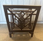 Vtg Frank Lloyd Wright Design    lake Geneva    Magazine Rack Cast Metal Macklin