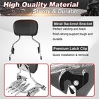 For Harley Touring Road Glide 2014  Backrest Sissy Bar Luggage Rack Docking Kit