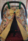 Baby Car Seat Canopy Cover With Bow   Breathable Nursing   Stroller Cover
