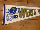 1983 West Virginia Mountaineers Hof Classic Football Full Size 29  Pennant