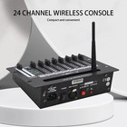 24 Channel 2 4g Wireless Dmx 512 Controller Battery Console For Dj Stage Light