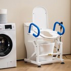 Mcombo Electric Toilet Lift For Elderly  Powered Toilet Seat Riser With Handles