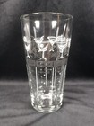 Large Vintage Libbey Bartender Bar Cocktail Mixed Drink Glass 7 Recipes