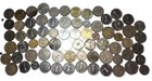 73pcs Old Mixed World Foreign Coins Collection  Lot    W  Silver