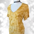Y2k Style Yellow Tie Dye Colorful Retro Vibe Top  Boho Aesthetic