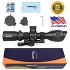 Sniper 3-12x33 Compact Rifle Scope Mil Dot Rgb Front Ao w Long Eye Relief