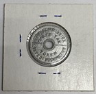 Sales Tax Token State Of Washington Tax Commission Aluminum 5 8  Round Hole Vtg