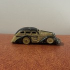 Vintage 1930s Marx Tin Litho Wind Up 4 5  Beige   Black Tricky Taxi Tested Works